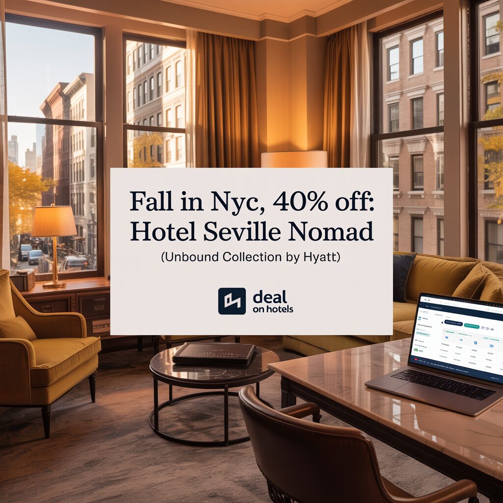 Fall in NYC, 40% Off: Hotel Seville NoMad (Unbound Collection by Hyatt)